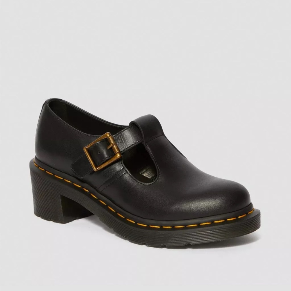 Dr. Martens Sophia Women's Leather Heeled Mary Jane Shoes